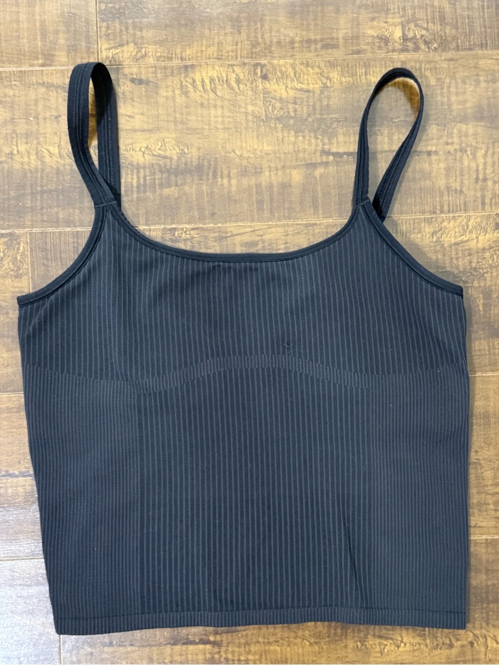 Lululemon Ebb to Street Scoop-Neck Cropped Tank Top Light Support, size 10 - Picture 5 of 7